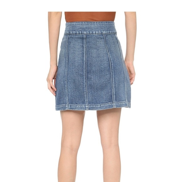 Frame Le Panel Mini Skirt - Picture 3 of 7